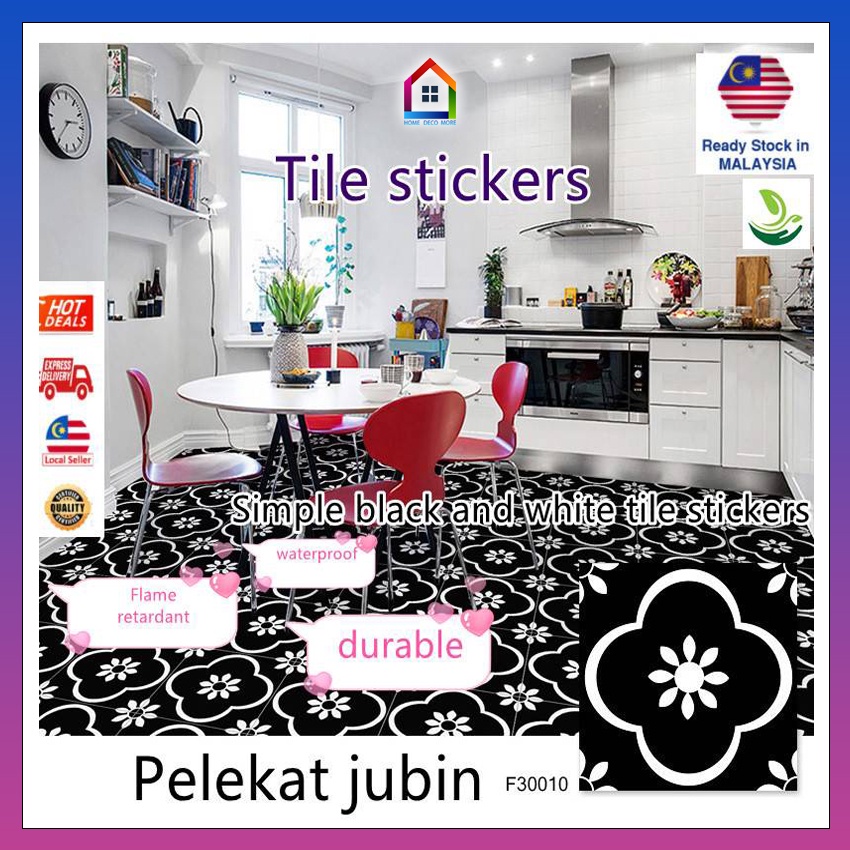 Tile Stickers Bathroom Waterproof Stickers Stickers Bathroom Floor ...