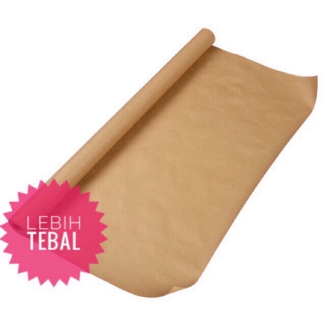 Brown/Ribbed kraft Paper 35”47”Inch | Shopee Malaysia