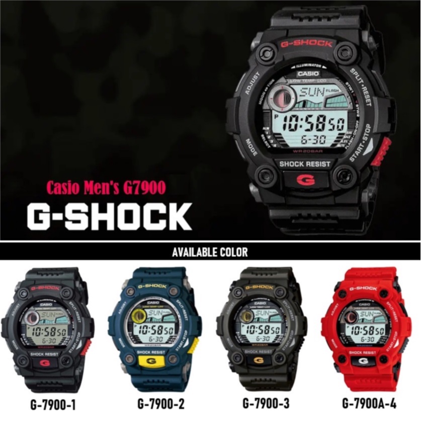 G shock outlet g 7900 original