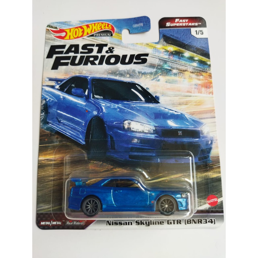 Hot Wheels Premium Fast & Furious Fast Superstars Nissan Skyline GTR ...