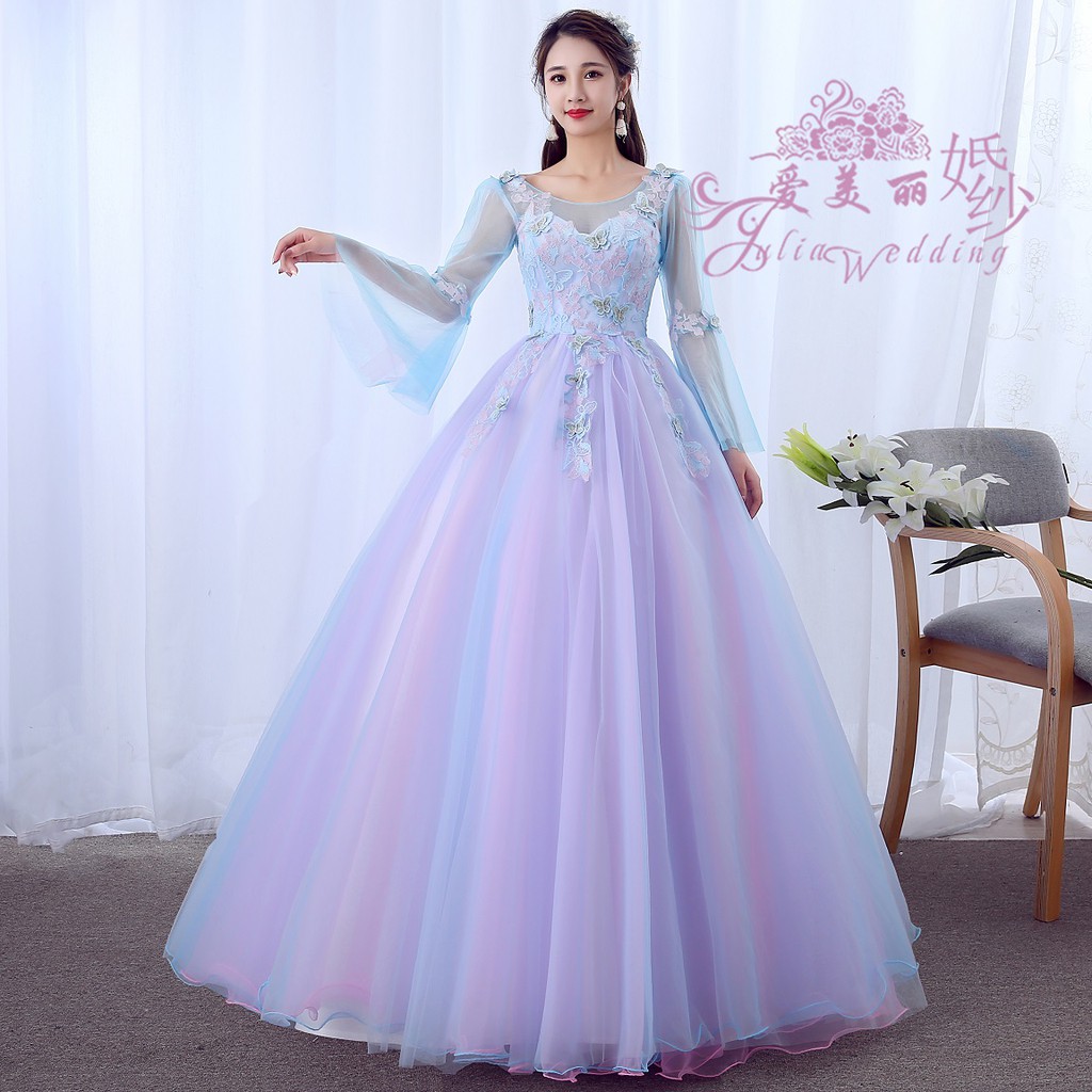 Pastel pink and blue hot sale dress