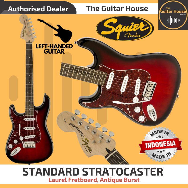 Squier standard deals stratocaster antique burst