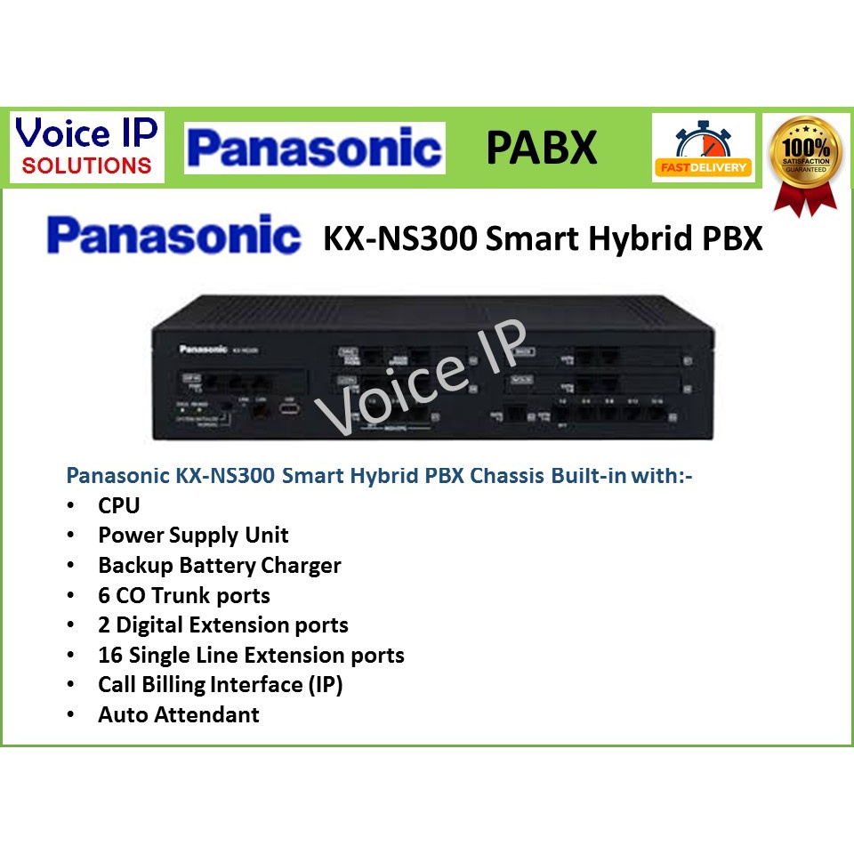 Panasonic KX-NS300/ KX-NS300ML Smart Hybrid PABX/ Keyphone System ...
