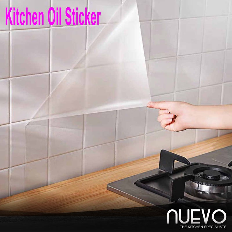 Transparent Kitchen Oil Sticker High Temperature Resistant Tile Wall ...