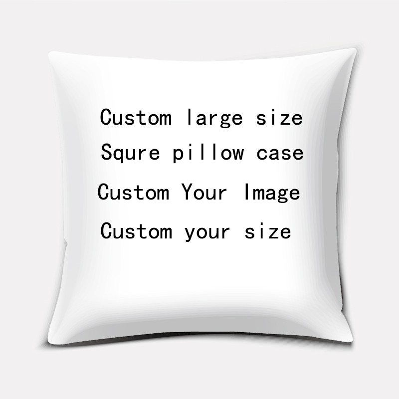 Custom high quality thick pillow cases double sides pattern pillow