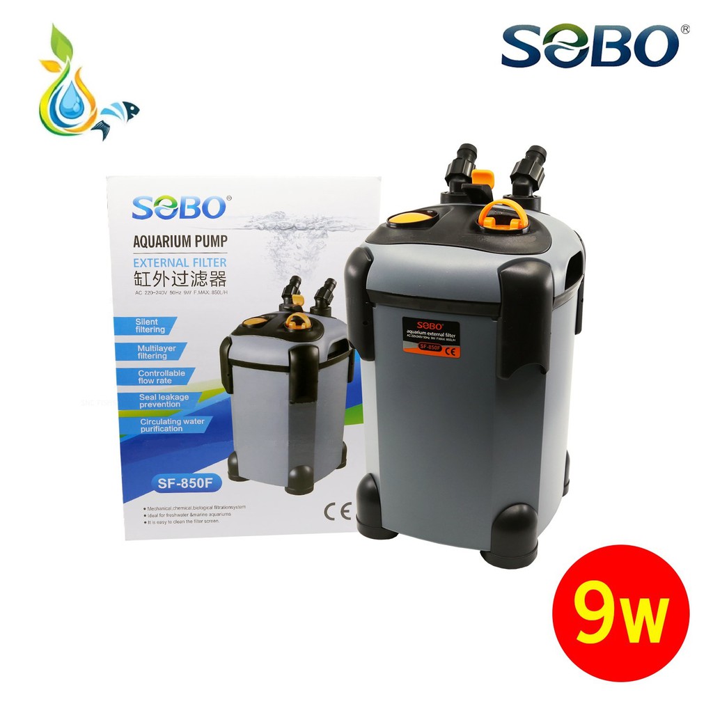 SOBO Aquarium Pump Canister External Filter With UV Lamp / Without UV