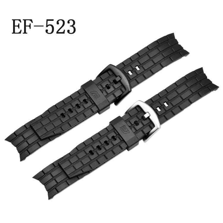 For Edifice Series Watchband EF 550 EF 523 Rubber Resin Bands Bands For EF550 EF523 Watch Strap Wristband Bracelet Strap Shopee Malaysia