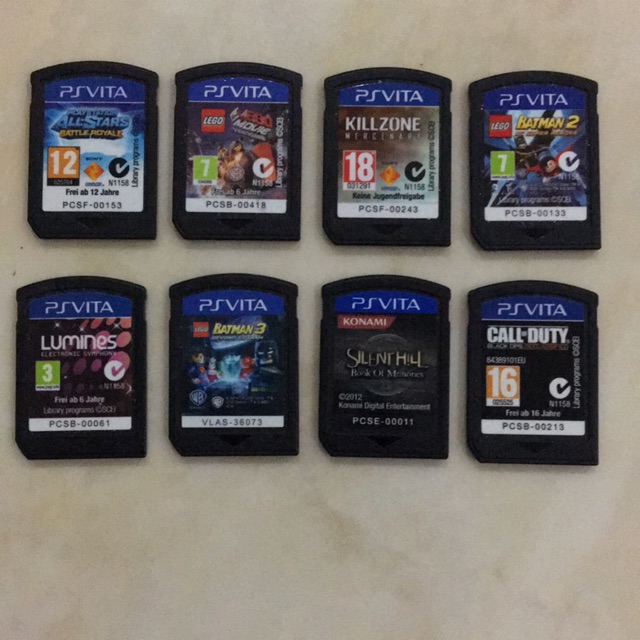 Ps vita shop card games