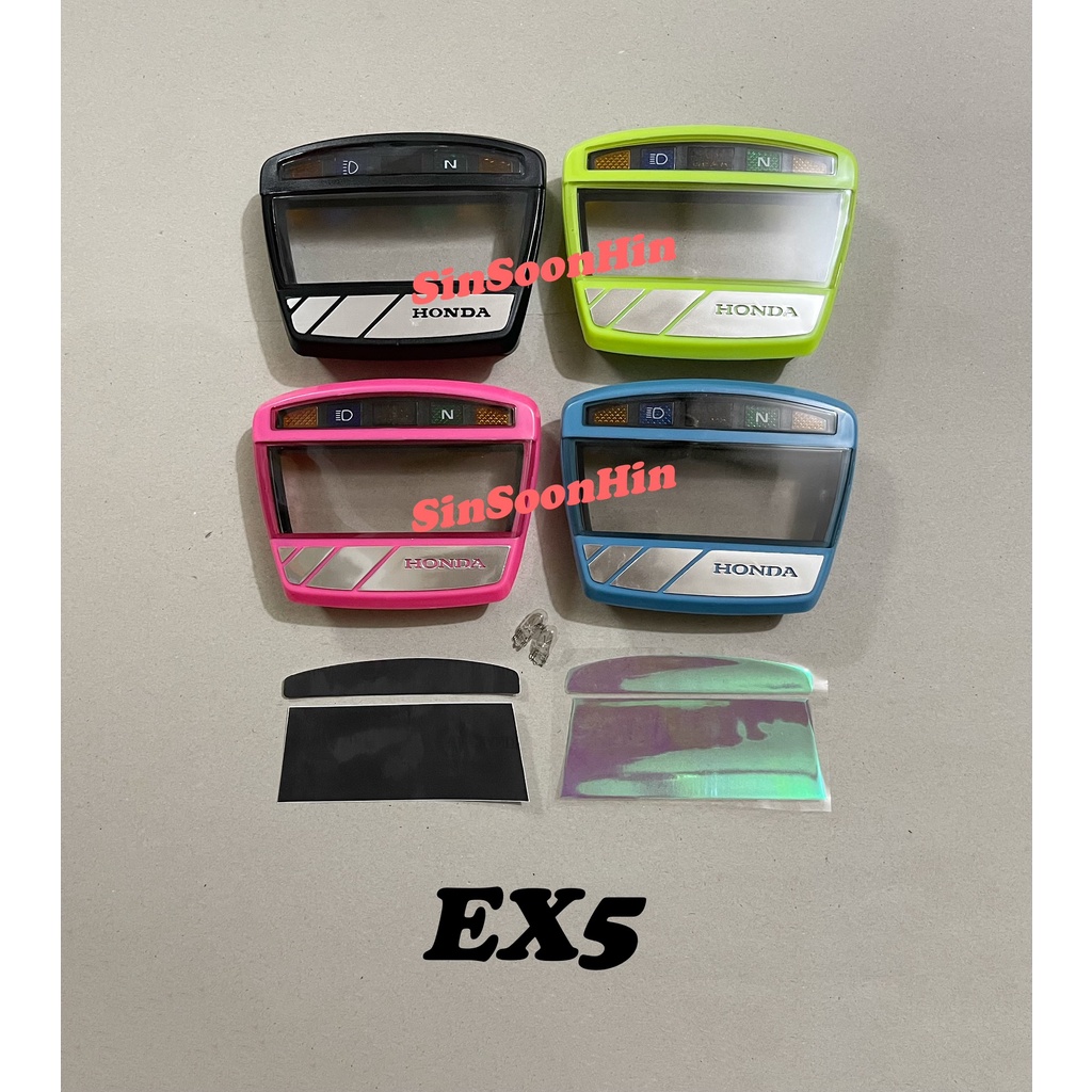 Honda EX5 Meter Len / Cover Meter [Black/Green/Blue/Green] #cover ex5 ...