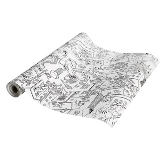 IKEA Kids Coloring Paper Roll, 10 m (394) - Kids Coloring Paper