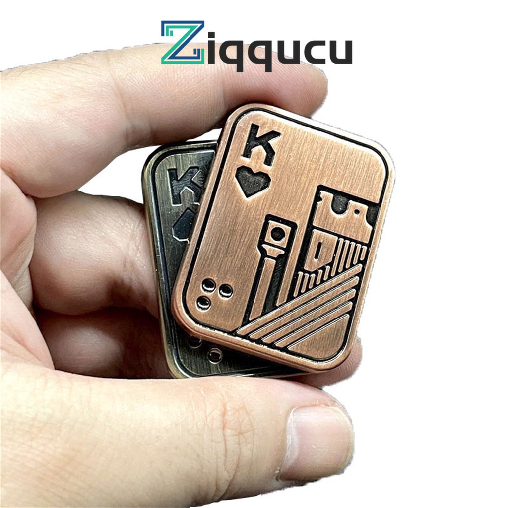 ZIQQUCU Metal Poker Chips Push Slider Adult Metal EDC Fidget