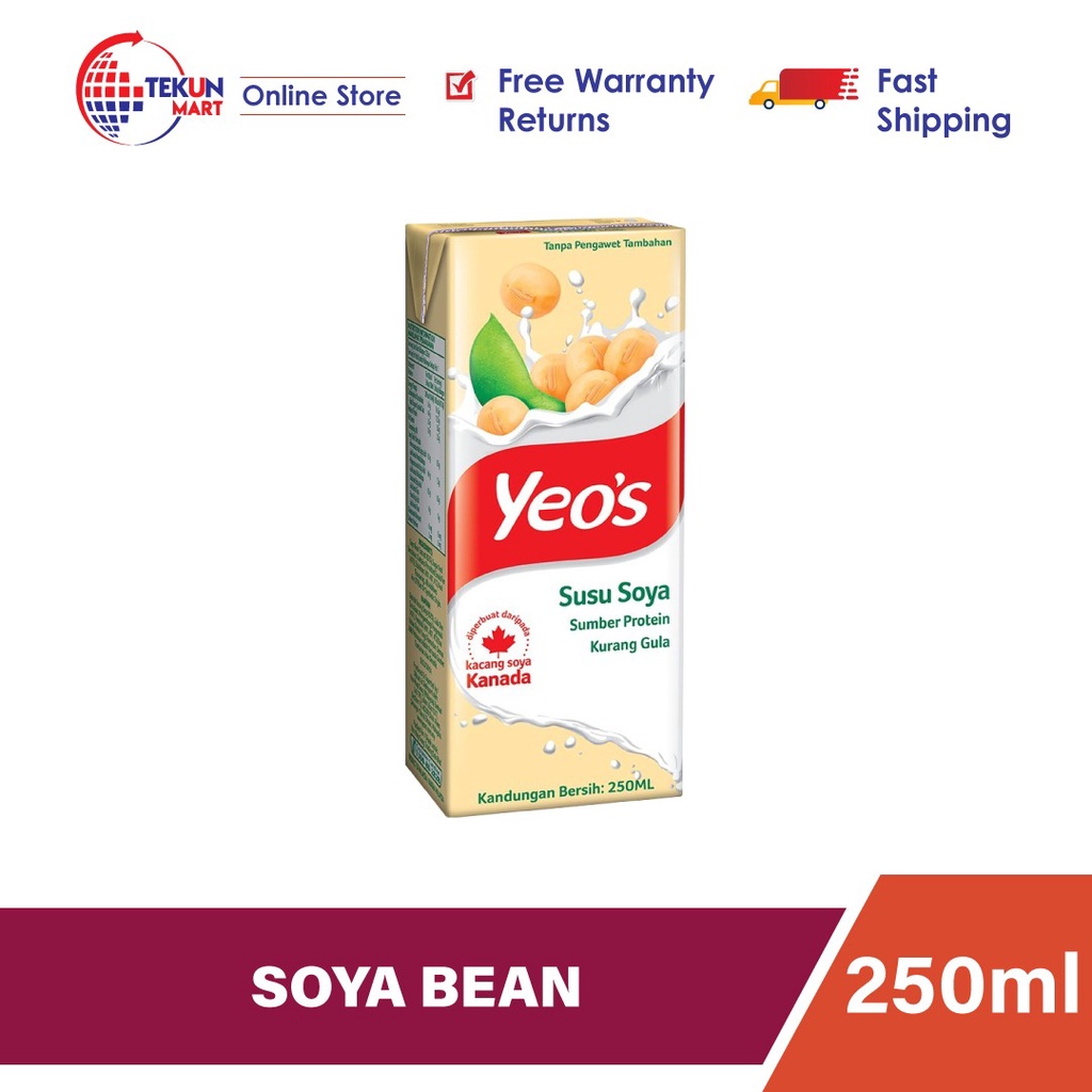 Yeo’s Soya Bean Drink 250ml Shopee Malaysia
