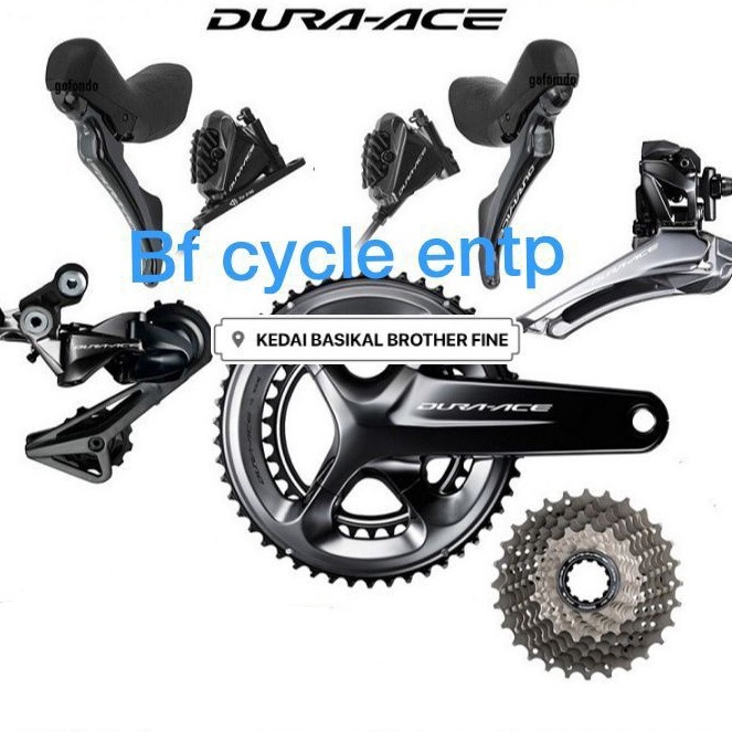 ORIGINAL PART DURA ACE R9100 11SP-SHIFTER/REAR DERAILER/ CASSET /CRANK ...