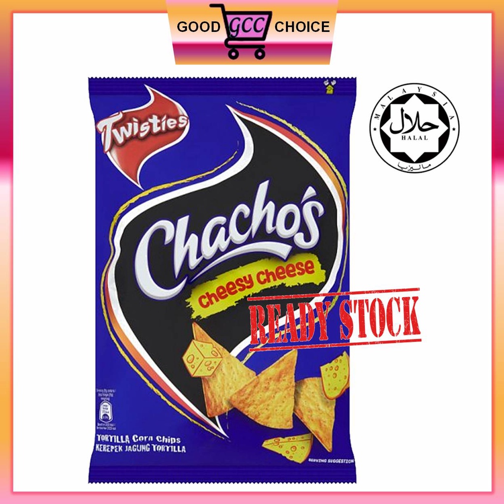 GCC-Ready Stock Twisties Chacho’s Cheesy Cheese Tortilla Corn Chips 70g ...