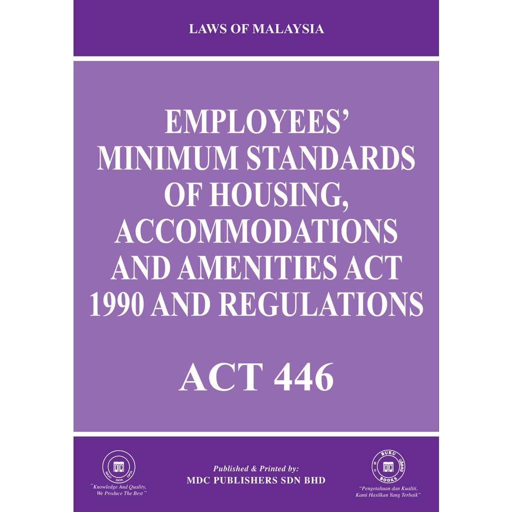 (446) Employees’ Minimum Standards of Housing, Accommodations and ...