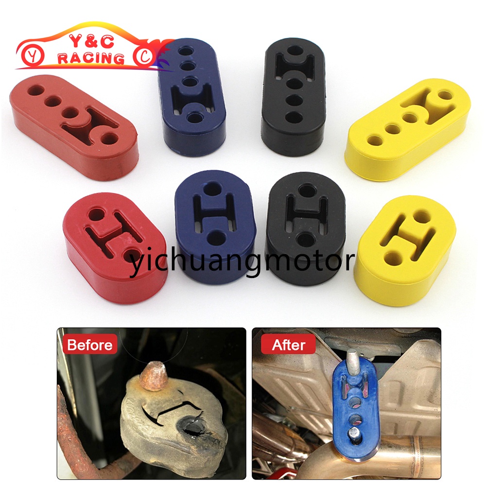 5x Heavy Duty 5-Hole Rubber Exhaust Muffler Pipe Hangers – AP Exhaust 9944