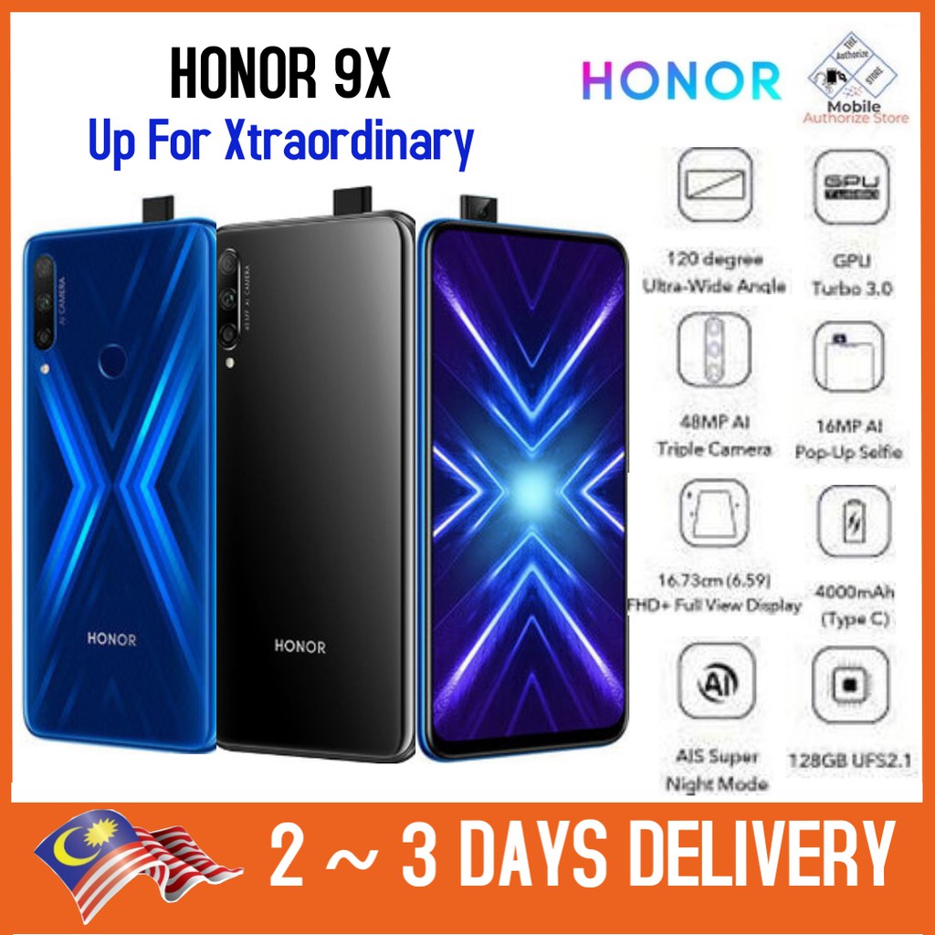 Honor 9x 6gb ram 128gb | 48MP Triple Camera | FullView Display | 16 MP ...