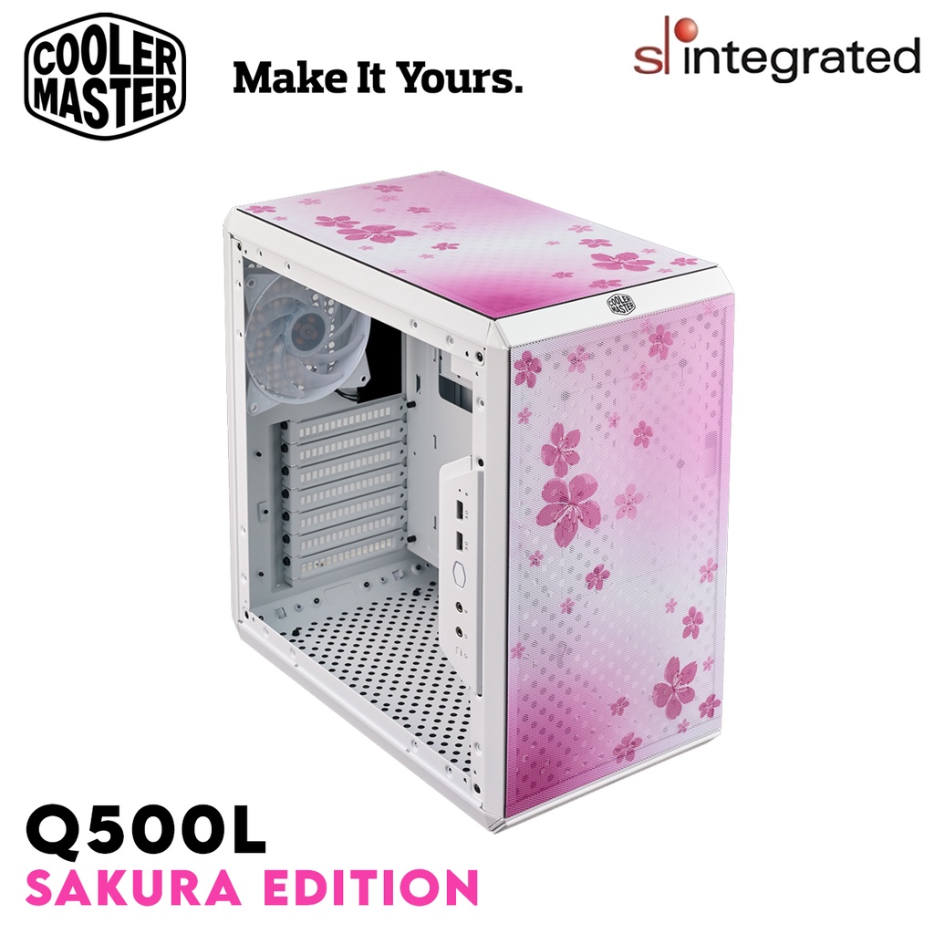 Cooler Master MasterBox Q500L Sakura Edition ATX Casing | Shopee Malaysia