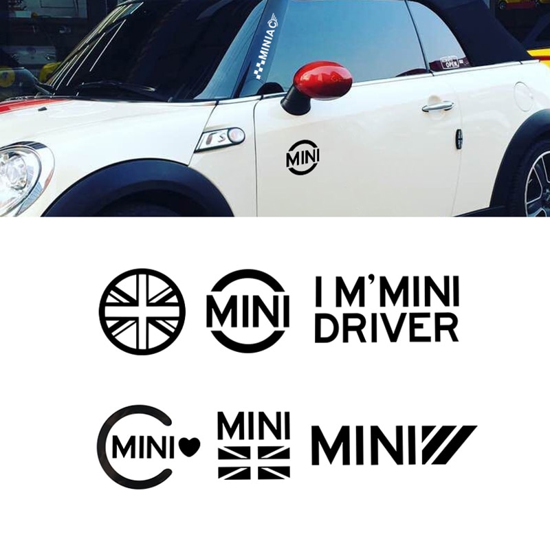 Various Union Jack Car Sticker Decals For Mini Cooper One S JCW ...