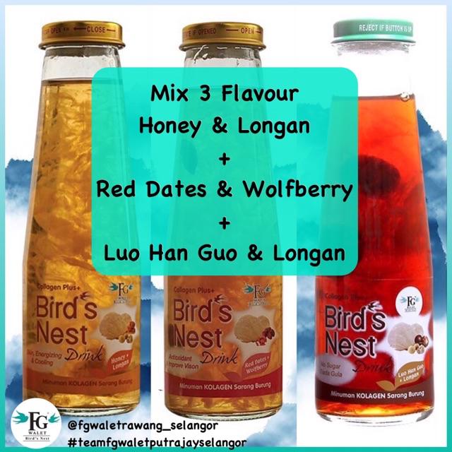 FG Walet Birds Nest Drink by Fouziah Gous (1 carton = 24 / 18 Botol ) Shopee Malaysia
