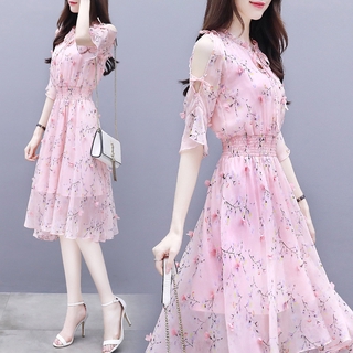 Chiffon dress hotsell korean style