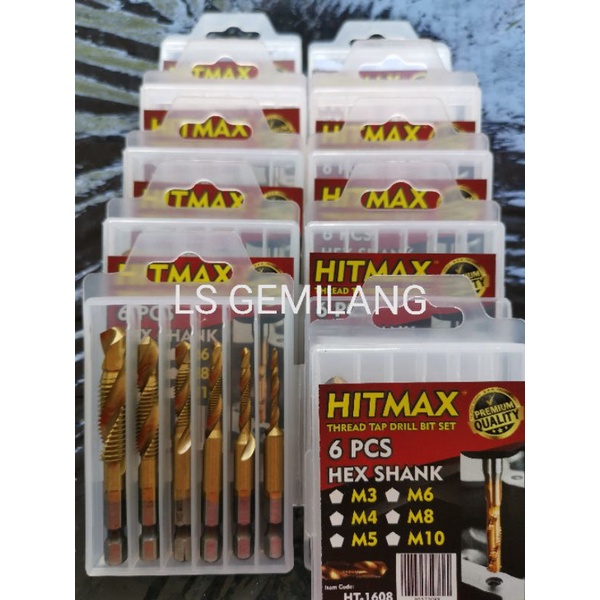 LS GEMILANG 6PCS HITMAX SENSUI MULTIPURPOSE THREAD TAP THREAD MAKER ...