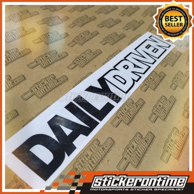 Daily Driven Car Sticker | Shopee Malaysia