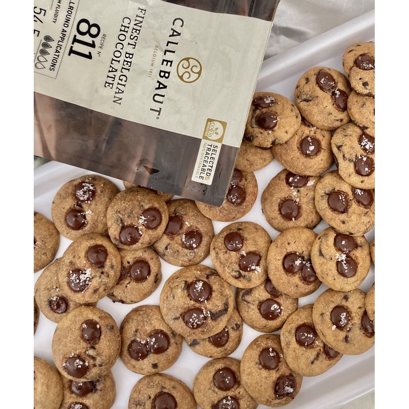 Sea Salt Callebaut Chocolate Cookies Shopee Malaysia