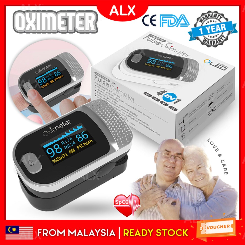 ALX FDA & CE Approved OLED Pulse Oximeter Fingertip High Accuracy +-1% ...