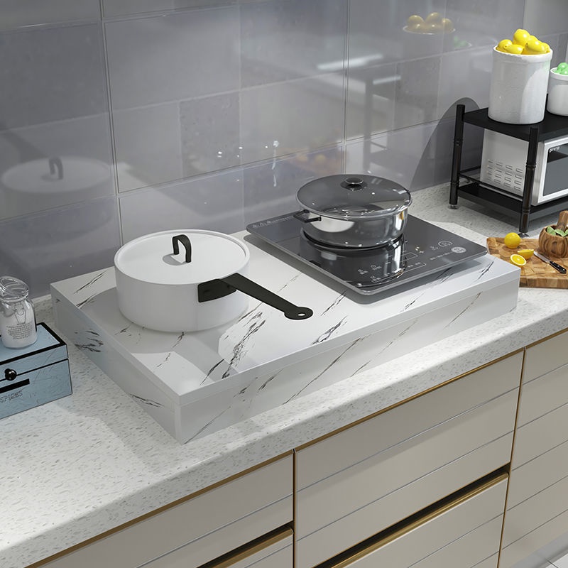 Gas Stove Cover Plate Overcover Induction Cooker Bracket Wooden Stove