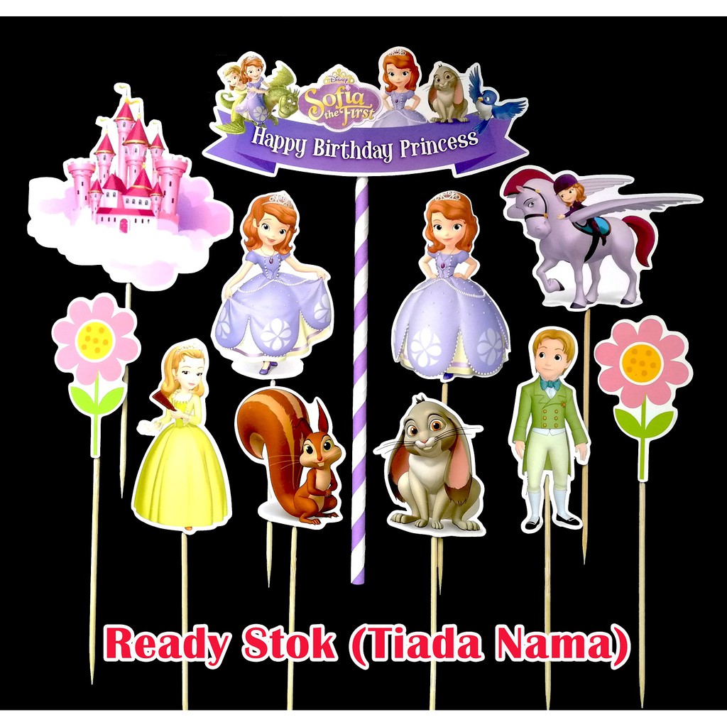 Cake Topper Sofia The First (For Cake Decoration) | Shopee Malaysia