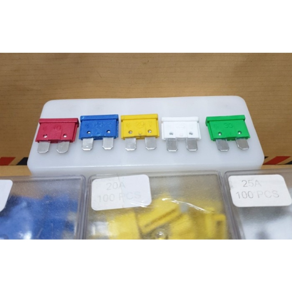 Ceramic LARGE PLUG FUSE 10A 15A 20A 25A 30A - 10A | Shopee Malaysia