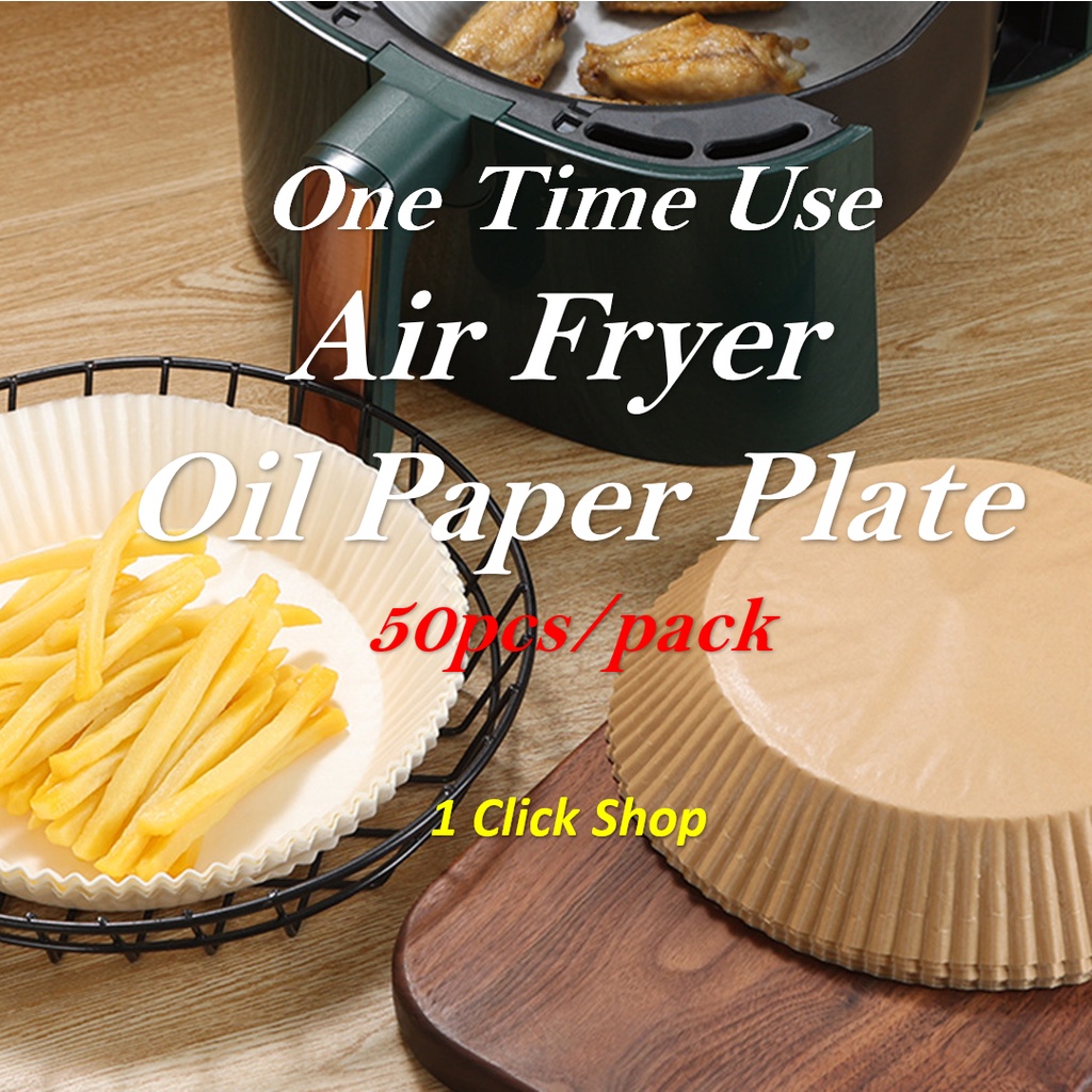 Disposable Air Fryer Parchment Paper- 50 Pieces