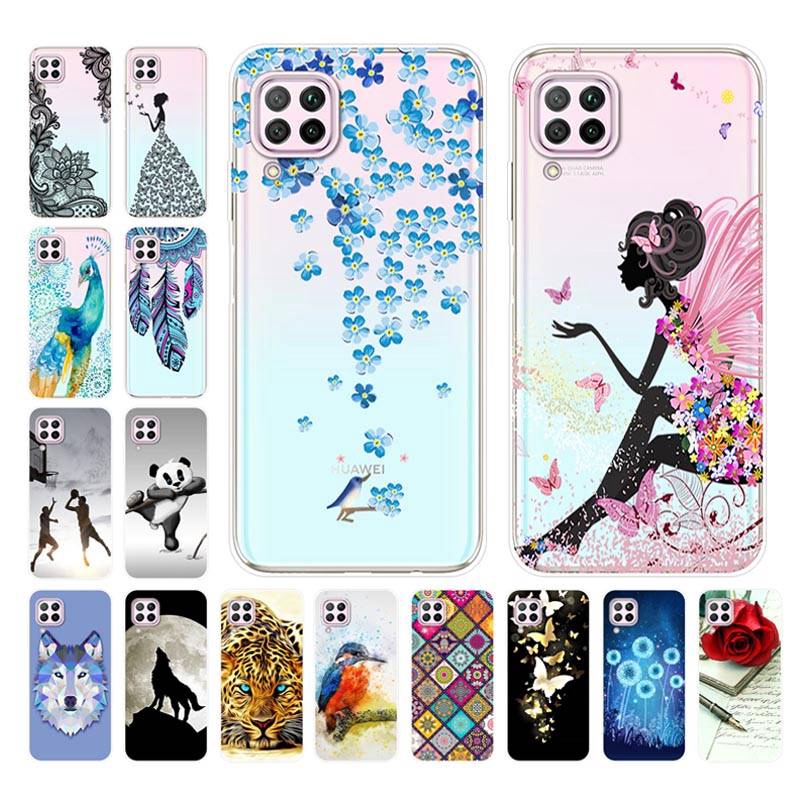 Huawei Nova 7i Case Silicone TPU Cartoon Soft Cover Phone Case Huawei