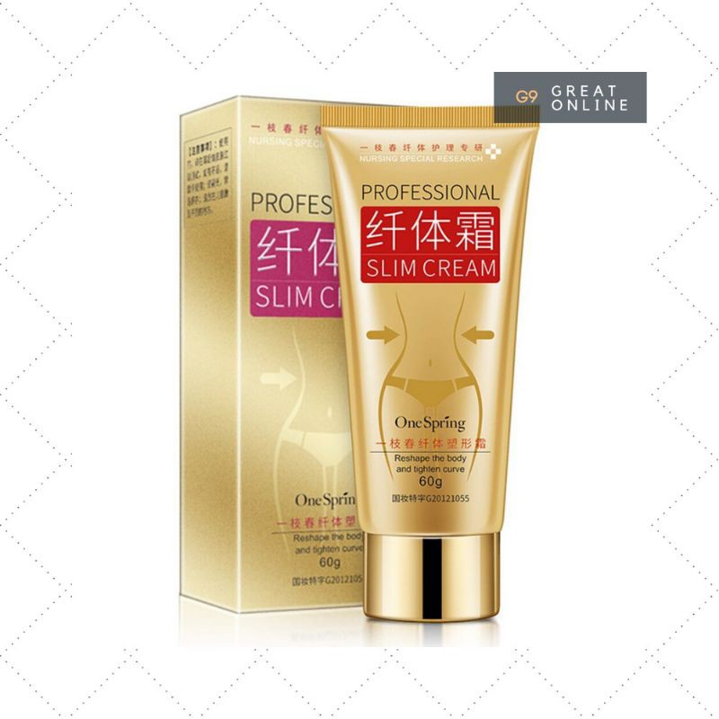 One Spring Professional Slim Cream Reshape Body Tighten Curve 60g ...