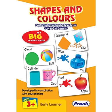 Frank 10170 Early Learner My Big Flash Cards Shapes and Colours ...
