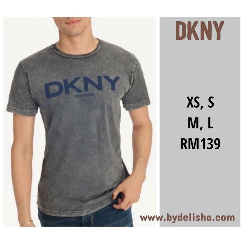 DKNY T-shirt Homme Couleur Noir Taille M (NEUF ORIGINAL AVEC
