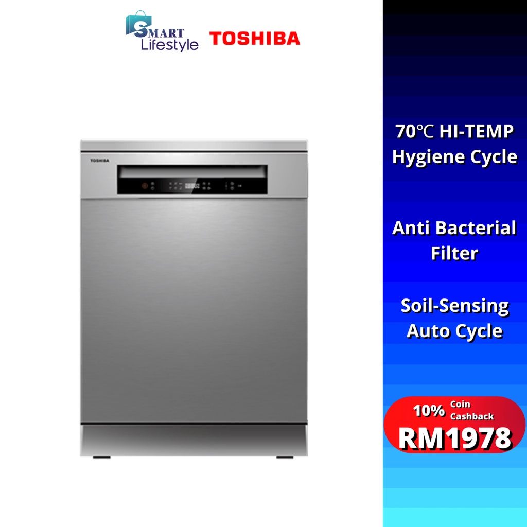 [FREE SHIPPING] Toshiba Table Top Dishwasher Machine DW08T1/DW14F1S