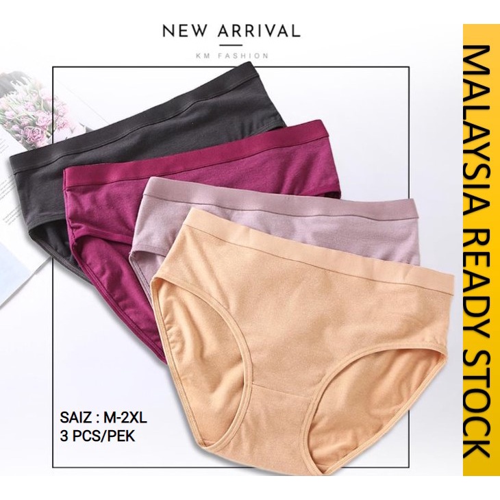 READY STOCK] L-2XL Underwear women panties seluar dalam wanita