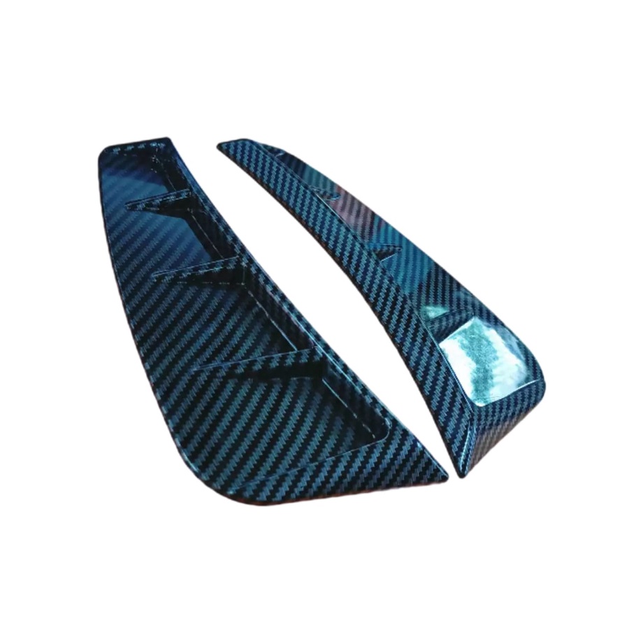 Nakkaa Gloss Black Wing Side Air Vent Fender Cover For BMW 5 Series G30 2017-2023