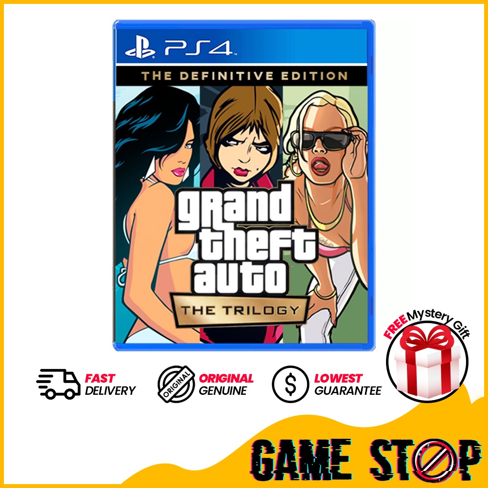 PS4 GTA Grand Theft Auto: The Trilogy [The Definitive Edition] Chi/Eng ...