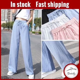 S~3XL Loose Pants Women Long Trousers New Fashion Palazo laici Female  Cotton wide leg flared pants Plus Size Loose Casual Pants