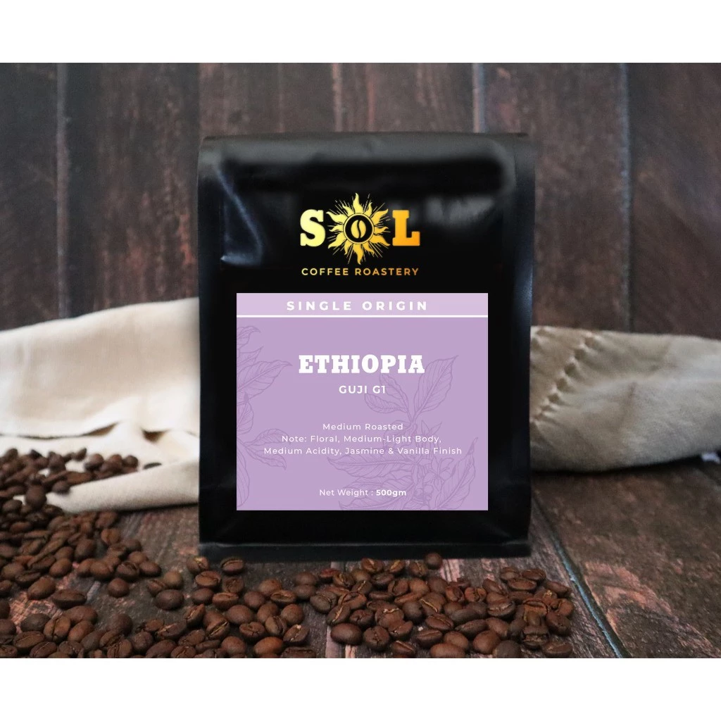 Sol Coffee Roastery Ethiopia Guji G1 – specialty coffee beans Malaysia