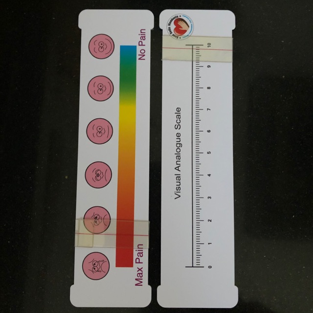 🔥READY STOCK🔥 pain score / Pain Scale / Ruler Skala / Pembaris tahap ...