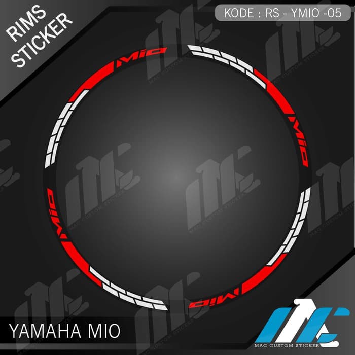 Yamo 05 - YAMAHA MIO VELG LIST - MIO VELG LIST STICKER | Shopee Malaysia