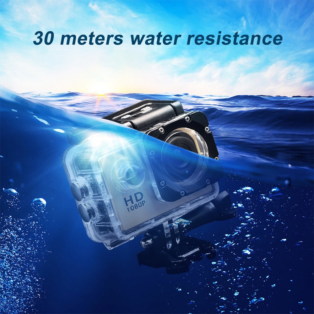 🔥READY STOCK🔥 PROOCAM SPORTS 1080P HD ACTION CAMERA Waterproof Case Helmet Snorkeling Cycling