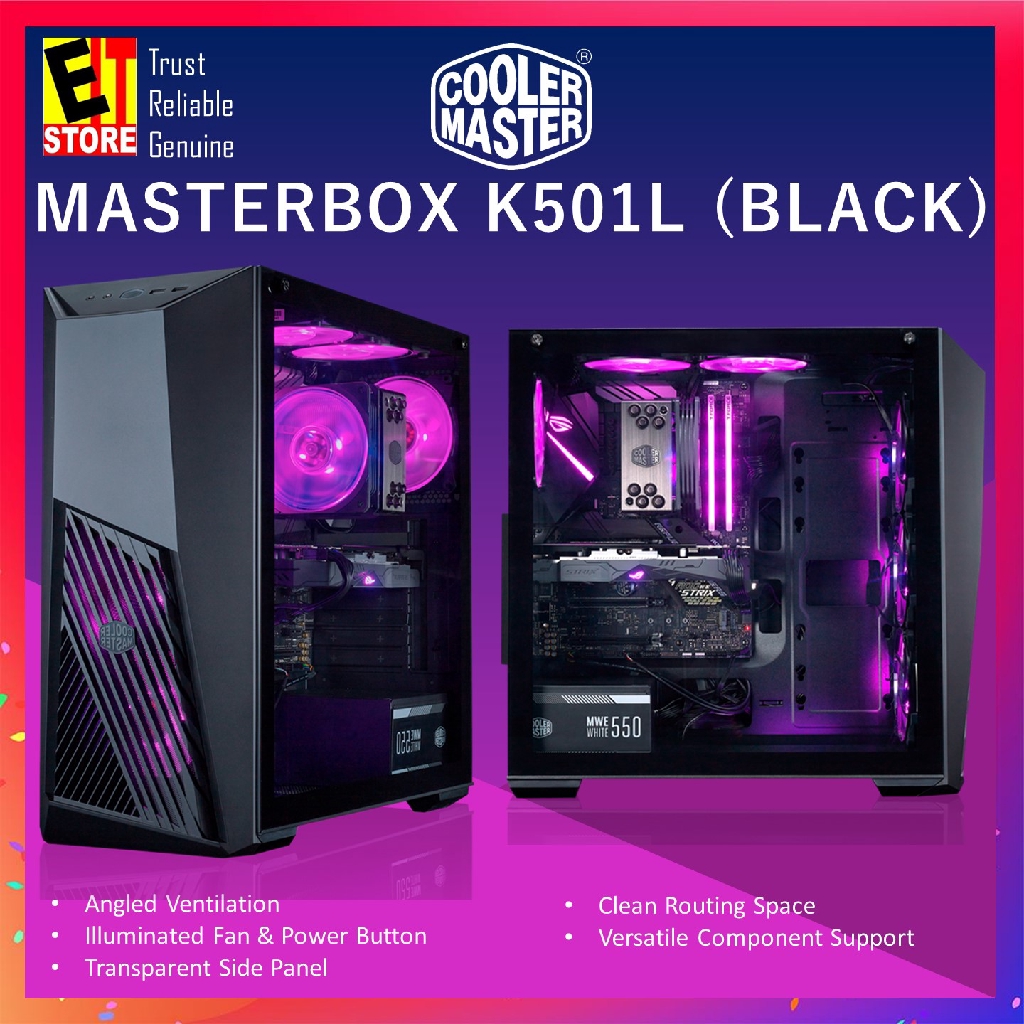 COOLER MASTER MASTERBOX K501L RGB DESKTOP CASING (MID TOWER) (MCBK501L