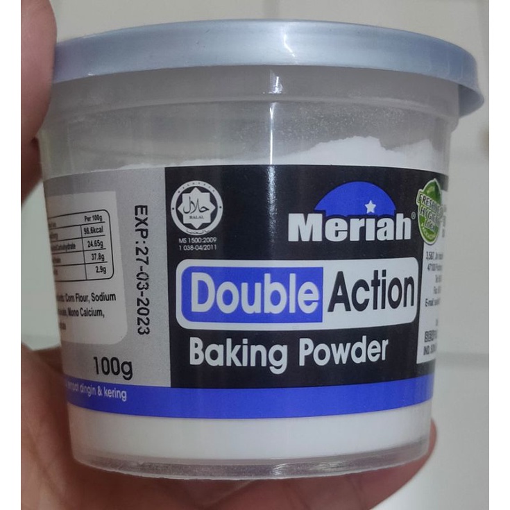 MERIAH DOUBLE ACTION BAKING POWDER (100G) | Shopee Malaysia