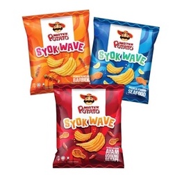 Mister Potato Syok Wave Fiery Chicken Flavour 65g