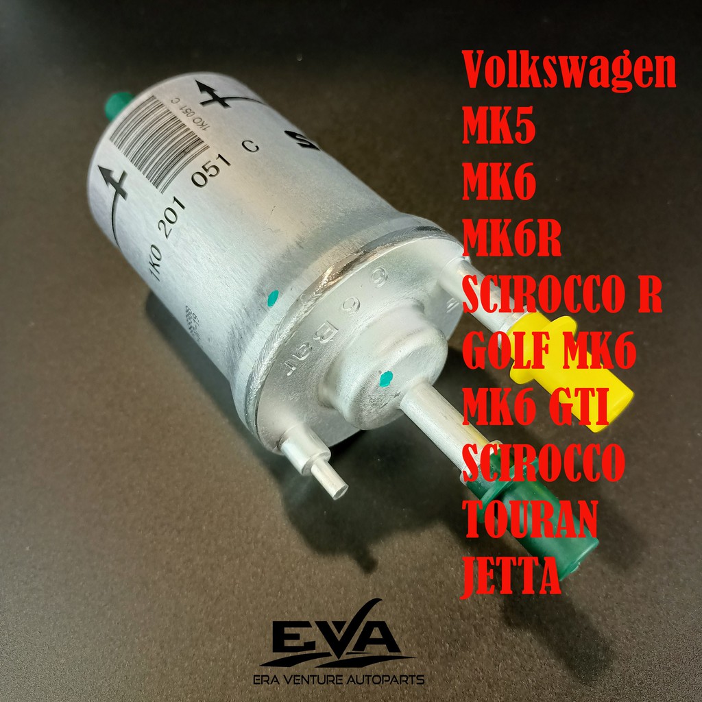 PETROL/FUEL FILTER FOR VW MODELS MK5 , MK6, MK6R, SCIROCCO R, GOLF MK6 ...